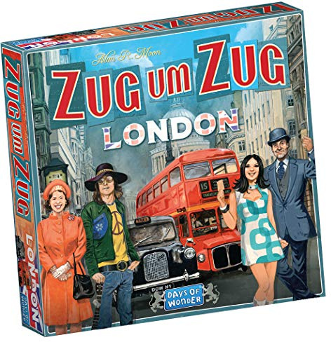 Days of Wonder | Zug um Zug – London | Familienspiel | Brettspiel | 2-4 Spieler | Ab 8+ Jahren | 15+ Minuten | Deutsch