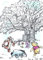 Disney Wandbild von Komar | Winnie Pooh Playground | Kinderzimmer, Babyzimmer, Dekoration, Kunstdruck | Größe 50x70cm (Breite x Höhe) | ohne Rahmen | WB063-50x70, Bunt