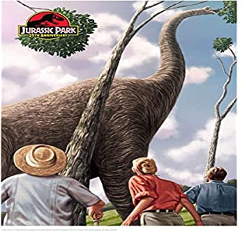 Jurassic Park Brachiosaurus Art Print – Limited Edition of 995 – A3 Size – Officially Licensed