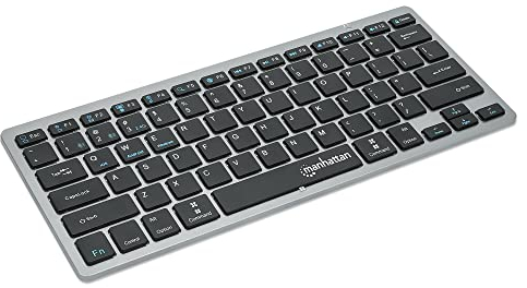 Manhattan Slim Funktastatur anthrazit Bluetooth 3.0/2.4GHz