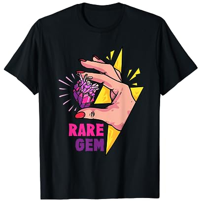 Gema rara de cristal anatómico corazón pop art cómic Lovecore Camiseta