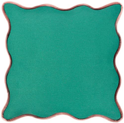 Heya Home Wiggle Ready Kissen, gefüllt, Grün/Rosa