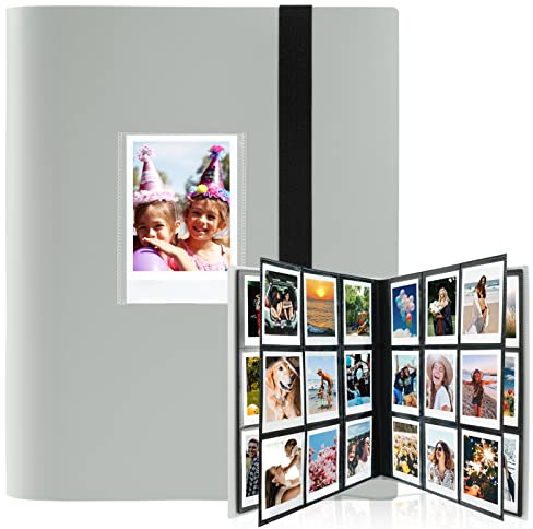 FORETOY Fotoalbum mit 432+1 Taschen für 3 Zoll Film - kompatibel mit Fujifilm Instax Mini 12 11 9 8 25 70 90 40 99 SE 7+ Mini LiPlay Link2 EVO, Polaroid Snap PIC-300, Kodak Sofortbilddrucker