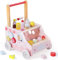 labebe Lauflernwagen holz für Mädchen, lauflernwagen baby für Baby Girl/Boy, Eiscreme laufhilfe für baby ab 6 monate, Kleinkind Pretend Play Dessert Truck