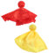 KOMBIUDA Referee Kit Penalty Flag Set Football Flags Red Yellow Cards for Matches