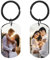 Customaster Portachiavi Personalizzato Con Foto, Portachiavi Personalizzato Double Face, Regali Portachiavi Per Uomini Donne E Famiglie