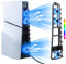Mcbazel per PS5 Slim Ventola di Raffreddamento RGB Light con 3 Cooler Dissipazione Rapida,Supporto Controllo Intelligente della Temperatura Raffreddamento per PS5 Slim DE/UHD(Non per PS5/PS5 Pro)