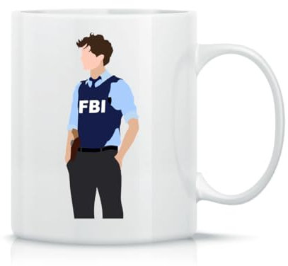 Moonai Reid Fbi Usa Cop Klassische Keramik-Kaffeetasse Weiß Schwarz Rosa Magisch 330ml