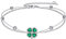 Klee Armband für Damen Sterling Silber Klee Armband Blätter Bead Kette Armband Schmuck für Damen Teens