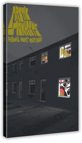 Arctic Monkeys Lieblingsposter Worst Nightmare, Musikalbum, Cover, Poster, Leinwandposter, Wandkunst, Dekordruck, Bild, Gemälde für Wohnzimmer, Schlafzimmer, Dekoration, Rahmen: 60 x 90 cm