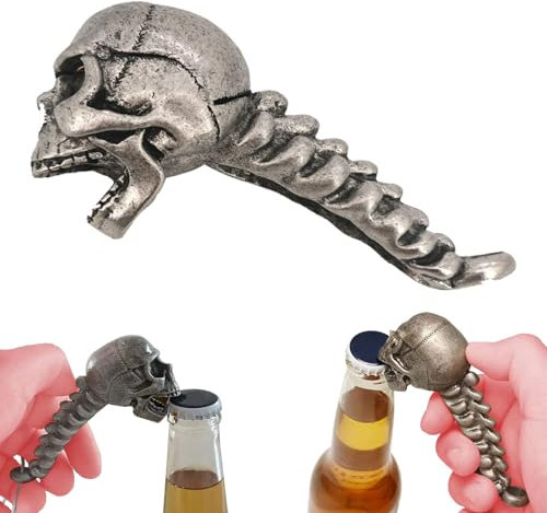 Miaoyak Skull Head Bottle Opener, Skeleton Bottle Opener, Beverage Bottle Opener For Bar And Party