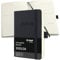 SIGEL C2607 Wochenplaner Wochenkalender 2025/2026, ca. A6, schwarz, Softcover, 240 Seiten, Gummiband, Stiftschlaufe, Archivtasche, nachhaltiges Papier, 18-Monatskalender, Kalenderbuch Conceptum