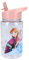 My sweety pop - Gourde Plastique reine des neiges - Pour enfant - Crèche - Maternelle - Ecole - Vacances - Repas - 12 cm – 450 ml - Hydratation - Idée Cadeau - Orange/Transparente