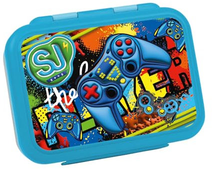 SJ GANG STYLE JAM GANG Portamerenda Scuola, Blu, 0,85 litri, Asilo e Scuola Elementare, Bambino