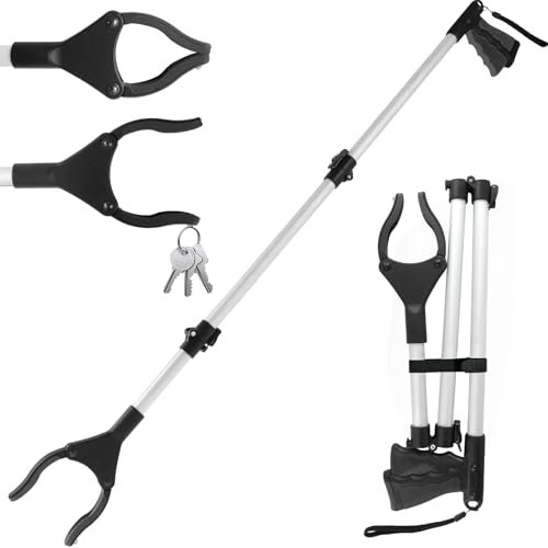 Awsuc - Pinza para recoger objetos (108 cm), color negro
