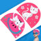 COYUN 2 Pezzi Cuffia da nuoto rosa per bambini, per bambine, per neonati bambine da 1 a 7