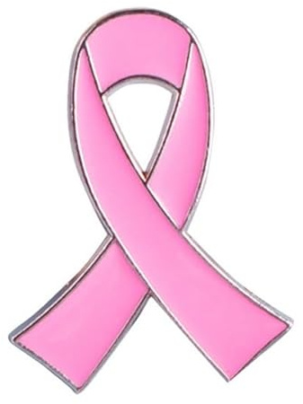 Doppelpack Pin Krebsschleife 2 Stück Brustkrebs Schleife Anstecknadel Brosche Rosa Schleife Broschen Rosa Ribbon Pin Broschennadel Brustkrebsbewusstsein