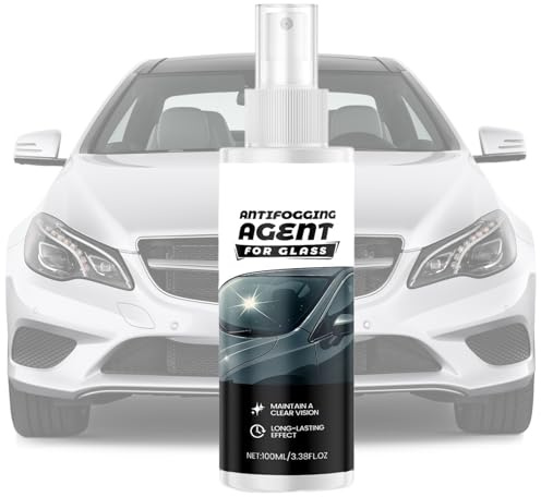 Générique Anti-fog Spray | Long-Lasting Car Anti-Fog 100 ml, Car Window Cleaner – for Trucks, Pick-Ups, SUVs, Bike Helmets, Campers, Camping, Adventure