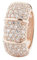 Rebeligion Rocks Bead, Charm, Addon, Anhänger aus Silber rosé beschichtet/Zirkonia, Medium fürs Lederarmband Medium/Women 15 01149 11 001