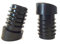 4 St. Stuhlgleiter/Bodenschoner, schräg, für Rundrohre mit Wandstärke 1,5-2 mm