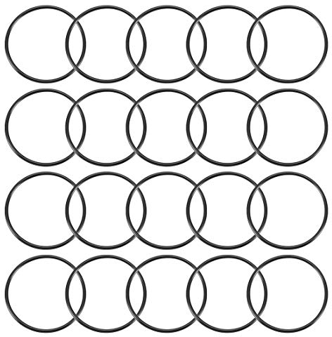 sourcing map 20Stk.Nitrilkautschuk-O-Ringe 40 mm AD 36 mm ID 2 mm Breite metrische Nitrilkautschuk Dichtung