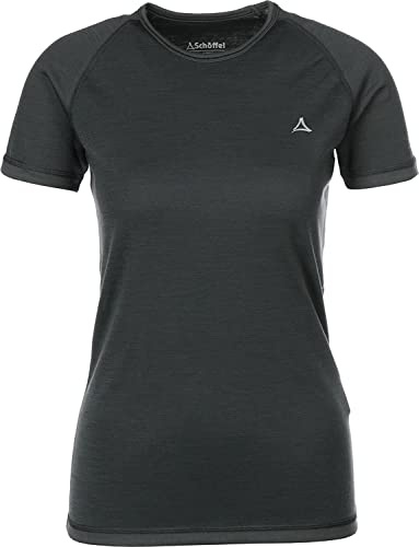 Schöffel Damen Merino Sport T-Shirt Kurzarm Unterhemd Funktionsunterhemd