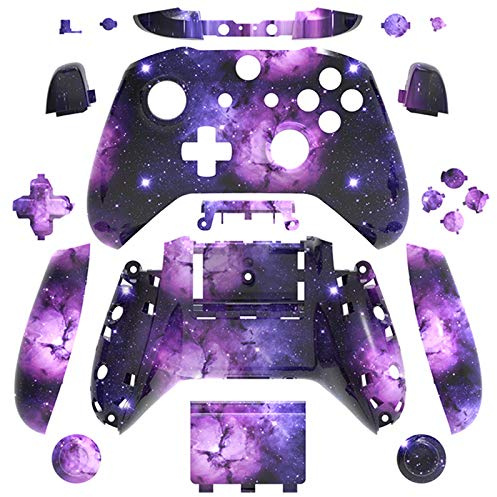 WPS Hydro Dipped Boîtier de remplacement pour manettes Xbox One S Slim (jack jack 3,5 mm) pour version 1708 comme sur l'image