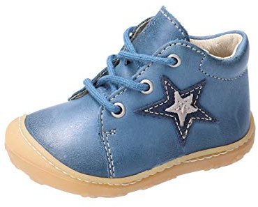 RICOSTA Schnürhalbschuh Kinderschuhe Mädchen Pepino Romy 711222500, Größe Schuhe Kinder:24, Farbe Ricosta:Blau