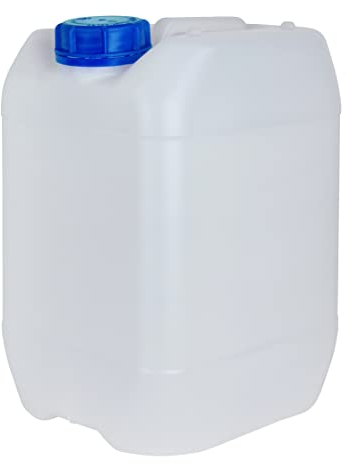 Bidón Garrafa Plástico 10 litros apilable. Apta para uso alimentario. Homologación para transporte. (1 Unidad).