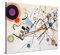 PICANOVA – Wassily Kandinsky – Composition VIII 80x60cm – Bild auf Leinwand – Premium Kunstdruck Auf 2cm Holz-Keilrahmen Für Schlaf- Und Wohnzimmer – Klassische Kunst