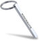 Mister Boncuk® Cubikey Schlüsselanhänger mit Gravur - Personalisierter Schlüsselanhänger aus Edelstahl - Personalisierte Geschenke für Männer und Frauen - Quader Anhänger (Silber Hochglanz)