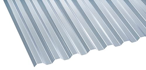 PET 1,3mm Stärke Profilplatte Trapez 70/18 farblos 1160mmx3000mm