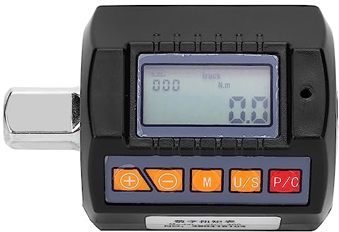 Spacnana Digital Display Torsion Meter, ZNC-200 Portable Wrench Adapter for Tightening and Disassembly Control Forces, 20200N.M, Wrench, with 4 Kinds of Torsion Units and 3 Working Modes,