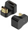 QIANRENON 8K HDMI U Forme Angle Ultra HD Adaptateur HDMI 2.1 Mâle vers Femelle 180 Degrés Angle Affichage Connecteur Prises 8K@60Hz 3D UHD2.1, pour Moniteur HDTV Laptop Portable PC, 2Pcs (Inverser)