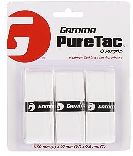 GAMMA Unisex-Erwachsene PureTac Tennis Tennisgriff, Weiss/opulenter Garten, 3