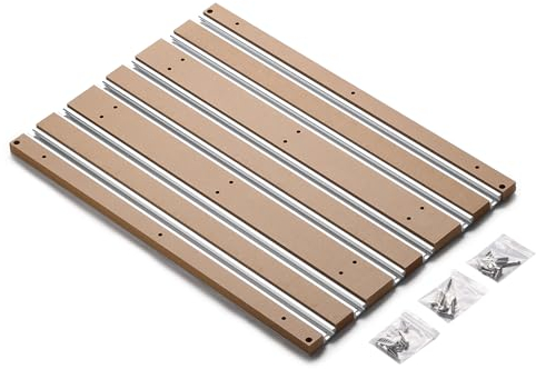 Genmitsu 4040 Hybrid Spoilboard Tisch aus Aluminium und MDF für 4040-PRO CNC-Fräsmaschine 420 x 600 x 20.5mm