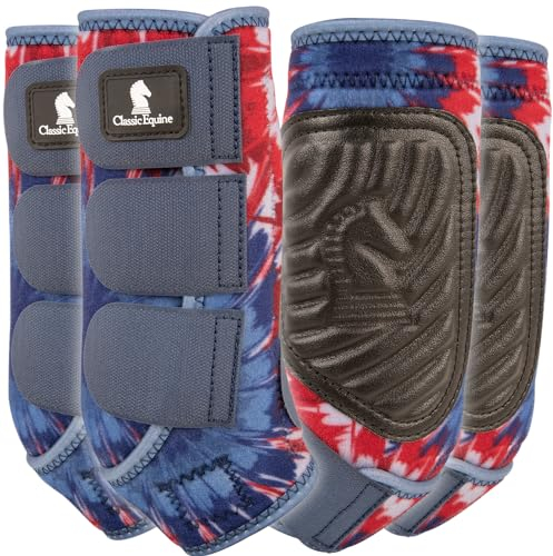 Classic Equine Classicfit Sling Boots für vorne und hinten, Feuerwerk, Größe L
