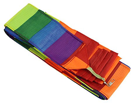 Sujurio Super Nylon Lenkdrachen Schwanz Regenbogen Linie Kite Zubehoer Kinder Spielzeug