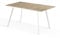 B&D home Esstisch Oskar, ausziehbar 120-160x80 cm 4-6 Personen Küchentisch Holztisch mit Metallgestell für Esszimmer, Küche, skandinavisch modern Design, Sandeiche Optik, 11201-FW-EISA
