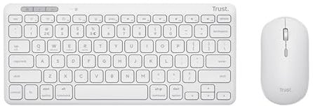 Trust Lyra Wireless Keyboard & Mouse White DE