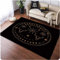 PASPRT Ouija Brett Teppich Für Wohnzimmer Zuhause Sofa Tisch Bereich Teppiche Schlafzimmer Nachttisch Fußpolster Bodenmatte Hexerei Lieferung 60X90Cm