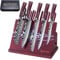 15-Piece Damascus Steel Knife Set with Magnetic Block | German Stainless Steel Chef Knives & Wine Tools | Gift for Home Cooks & Culinary Gifts