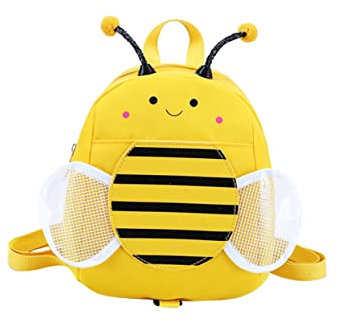 BESPORTBLE Junge Mädchen Rucksack Biene Gelb Niedlicher Cartoon Rucksack Für Mädchen Kompakte Outdoor Reisetasche Leicht Und Süß Als Schul Alltagstasche Sicherer Begleiter Für Kleine Junge