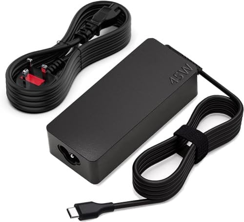 45W USB C Laptop Charger for Chromebook HP Acer Asus Lenovo Dell Samsung Google Chromebook and More Type-C Adapter Power Supply Cord