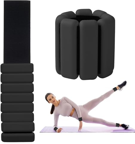 2 Stück Handgelenkgewichte Knöchelgewichte Set Gewichtsmanschetten Ankle Weights Handgelenk Gewichte für Yoga,Tanz,Barre,Pilates,Cardio,Aerobic,Walking,Gehen,Joggen