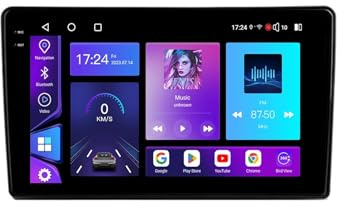 Radio Android 15 2 DIN Pantalla táctil de 9 para Opel Zafira B 2005-2014, con cámara de Respaldo, Carplay, Bluetooth, FM RDS, GPS, SWC, WiFi 4G, Sistema de Audio 2+64GB.