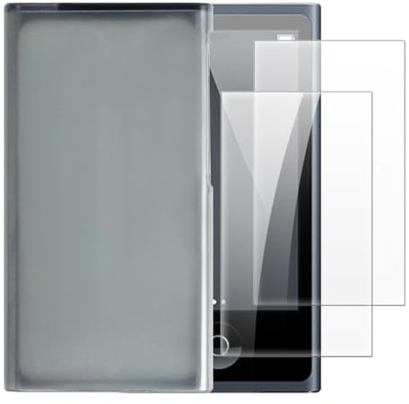 Shantime Hülle und Displayschutz für iPod Nano 7th - Schwarz