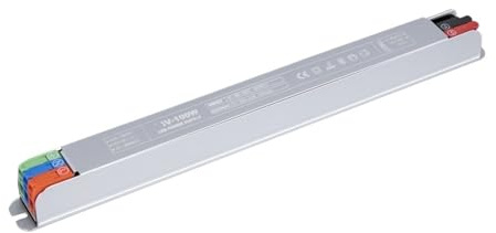 Controlador LED ultrafino de 60 W, 100 W y 200 W, adaptador de corriente CA 220 V, 230 V 12 V y 24 V, transformador regulable.(100W,24V)