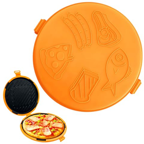 Bandeja para horno de microondas | de pizza de calentamiento rápido, tostadora de microondas, para horno, pizza, panqueques, desayuno, cocina, dormitorio en casa