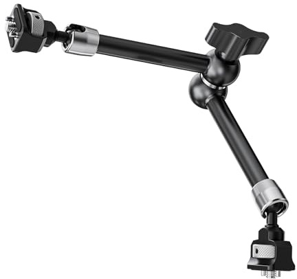 7inch / 11inch Articulating Arm Clamp Mount with Super Camera Monitor Mount for DSLR Action Cage Super for DSLR Monitor/LED Light Mounting